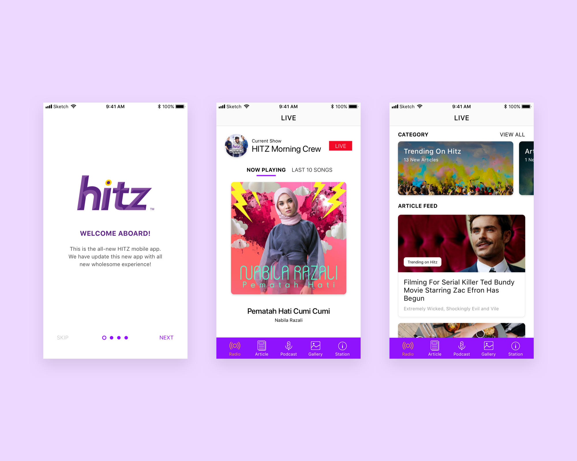 HITZ Mobile App